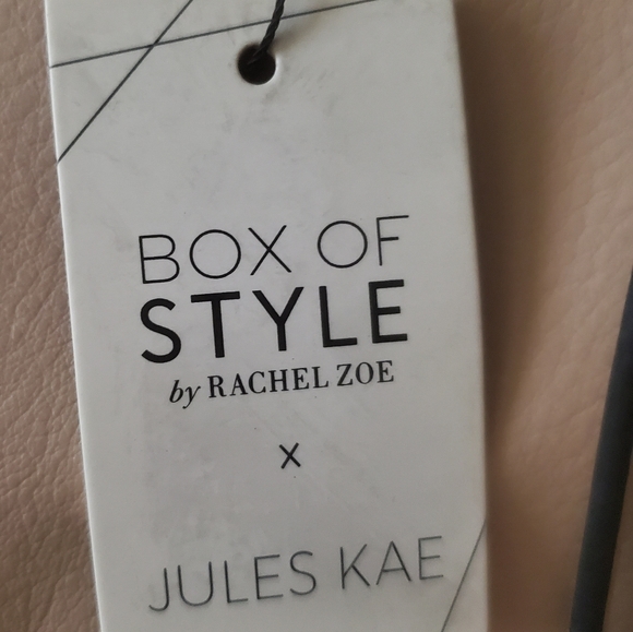 NWT Rachel Zoe x Jules Kae Neutral Pale Blush Vegan Leather Tote Bag. - Picture 12 of 16